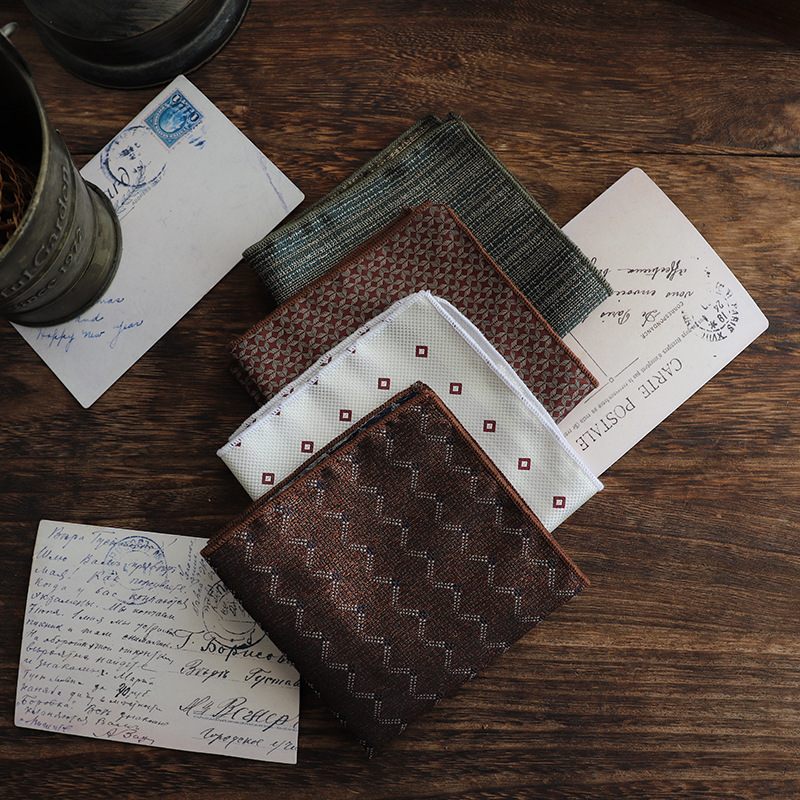 Quality Men'S Accessories - 23 ซม.ใหม่หรูหราฤดูใบไม้ผลิผู้ชาย Pocket Square Paisley Graffiti
