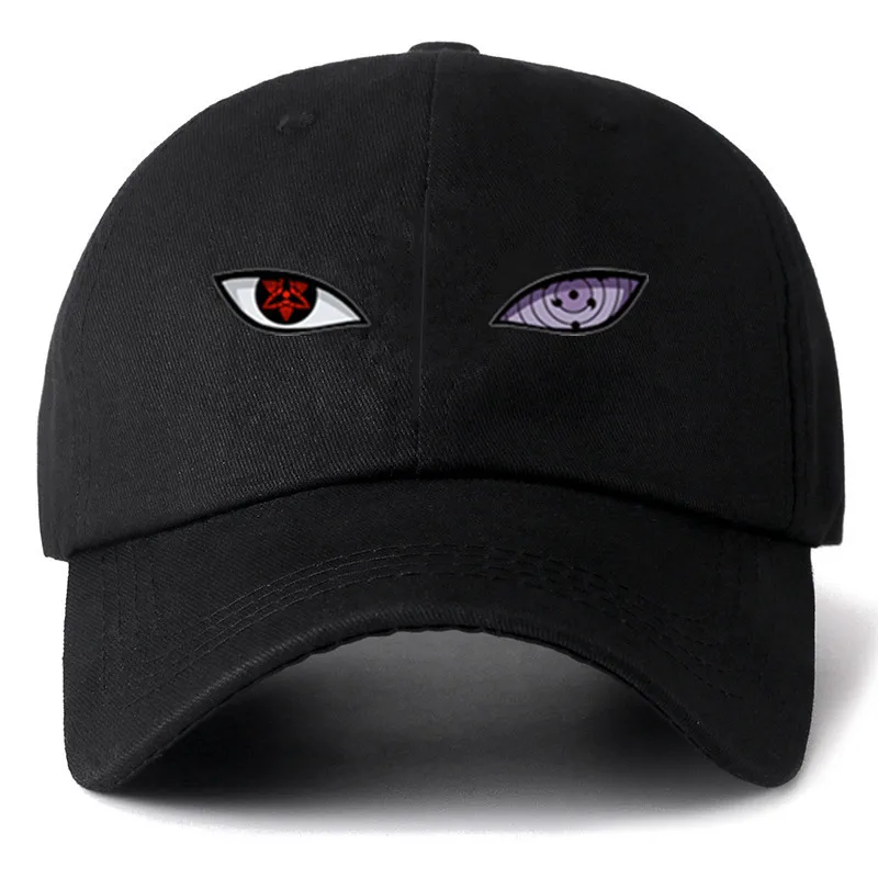 Quality Men'S Accessories - หมวกแก๊ป Snapback ลายตาอนิเมะคุณภาพสูง หมวกเบสบอลผ้าฝ้าย สำหรับผู้ชาย ผู้หญิง