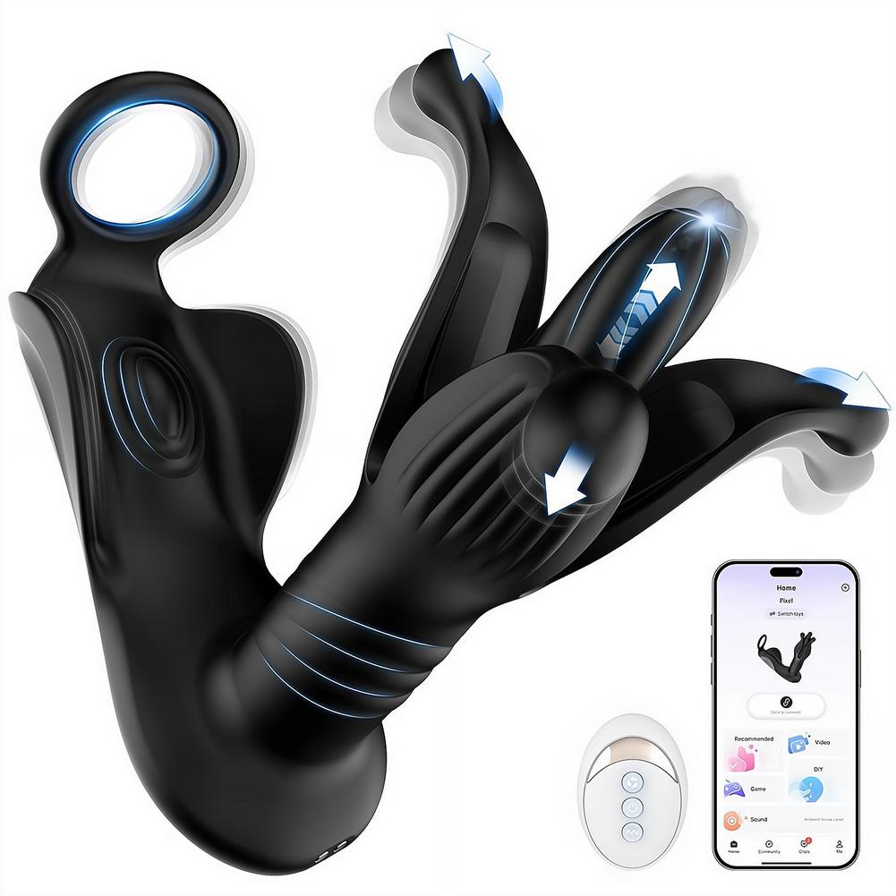Men Accessories App - บลูทูธ แอนัลปลั๊ก ไวเบรเตอร์ ไร้สาย ควบคุมผ่านแอพ รีโมทคอนโทรล