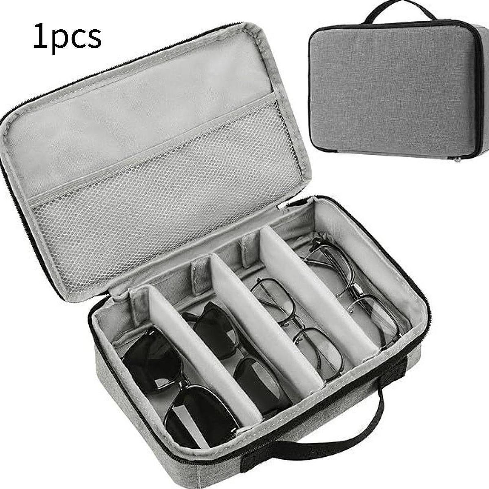 Men'S Accessories Organizer Tray - Travel แว่นตากันแดด Organizer ซิปแว่นตากันแดดเครื่องประดับคอลเลกชัน Key นาฬิกาแว่นตากระเป๋าสําหรับผู้หญิงผู้ชายแบบพกพา