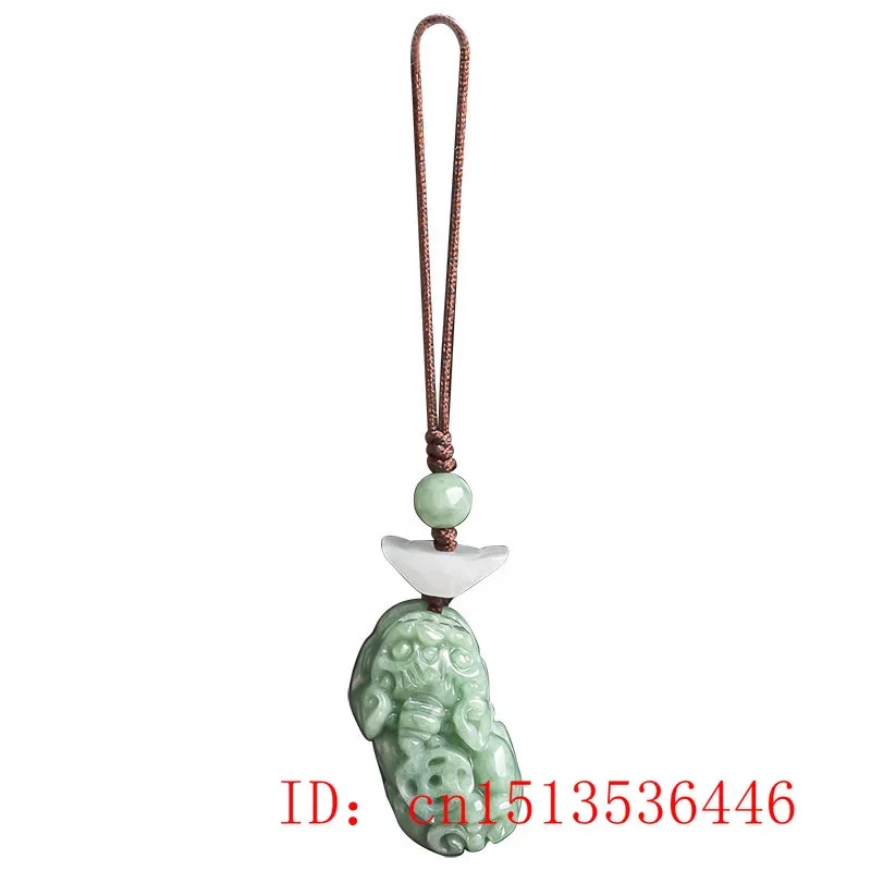 พม่ามรกต Pixiu Yuanbao โทรศัพท - Men Accessories Chain บทวิจารณ์และราคา