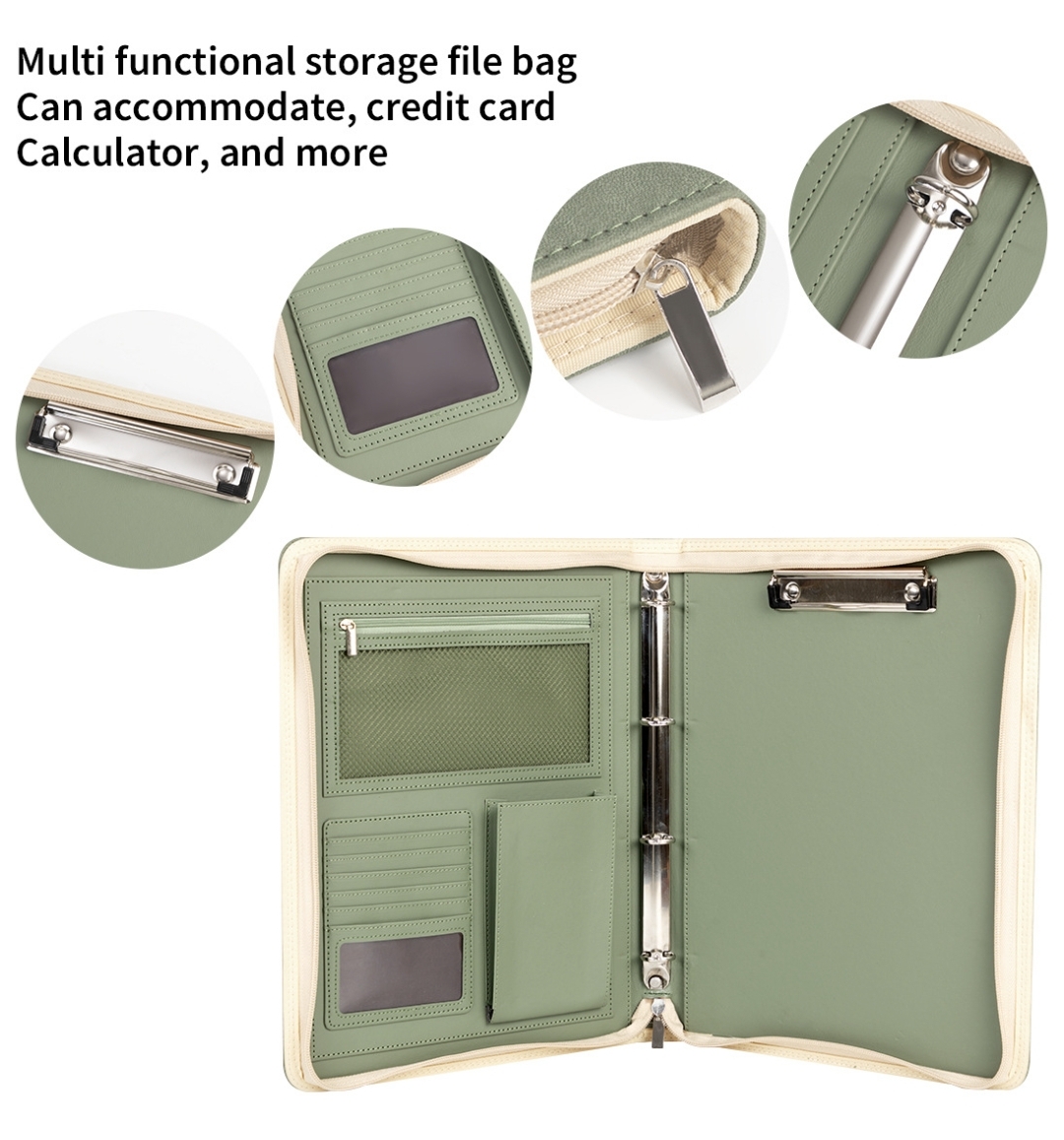 ใหม่ A4 ซิป Padfolio โฟลเดอร์  - Men Accessories Box บทวิจารณ์และราคา