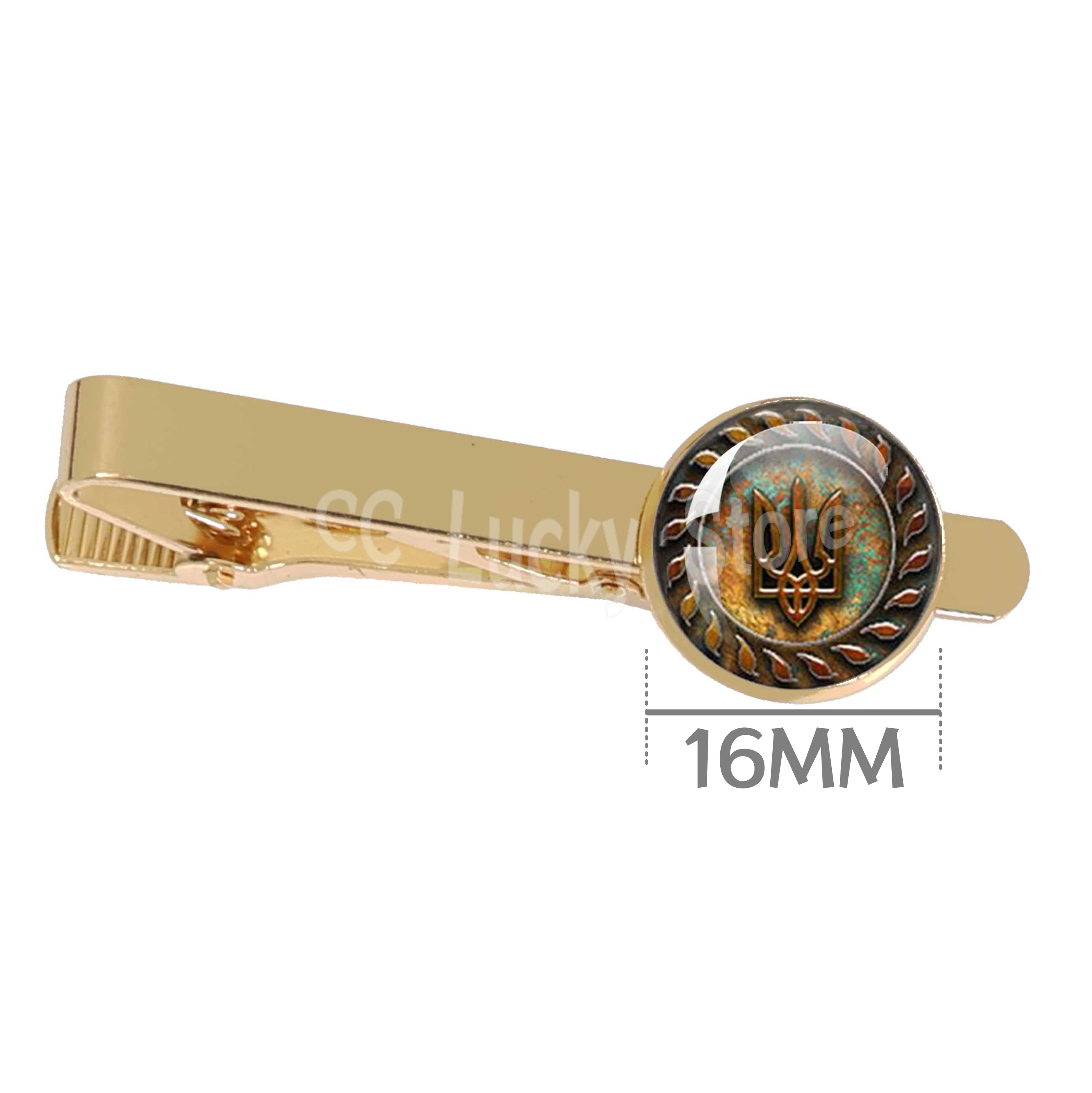 คลิปหนีบเนคไทแก้วคาโบชองขนาด 1 - Men Accessories Logo บทวิจารณ์และราคา