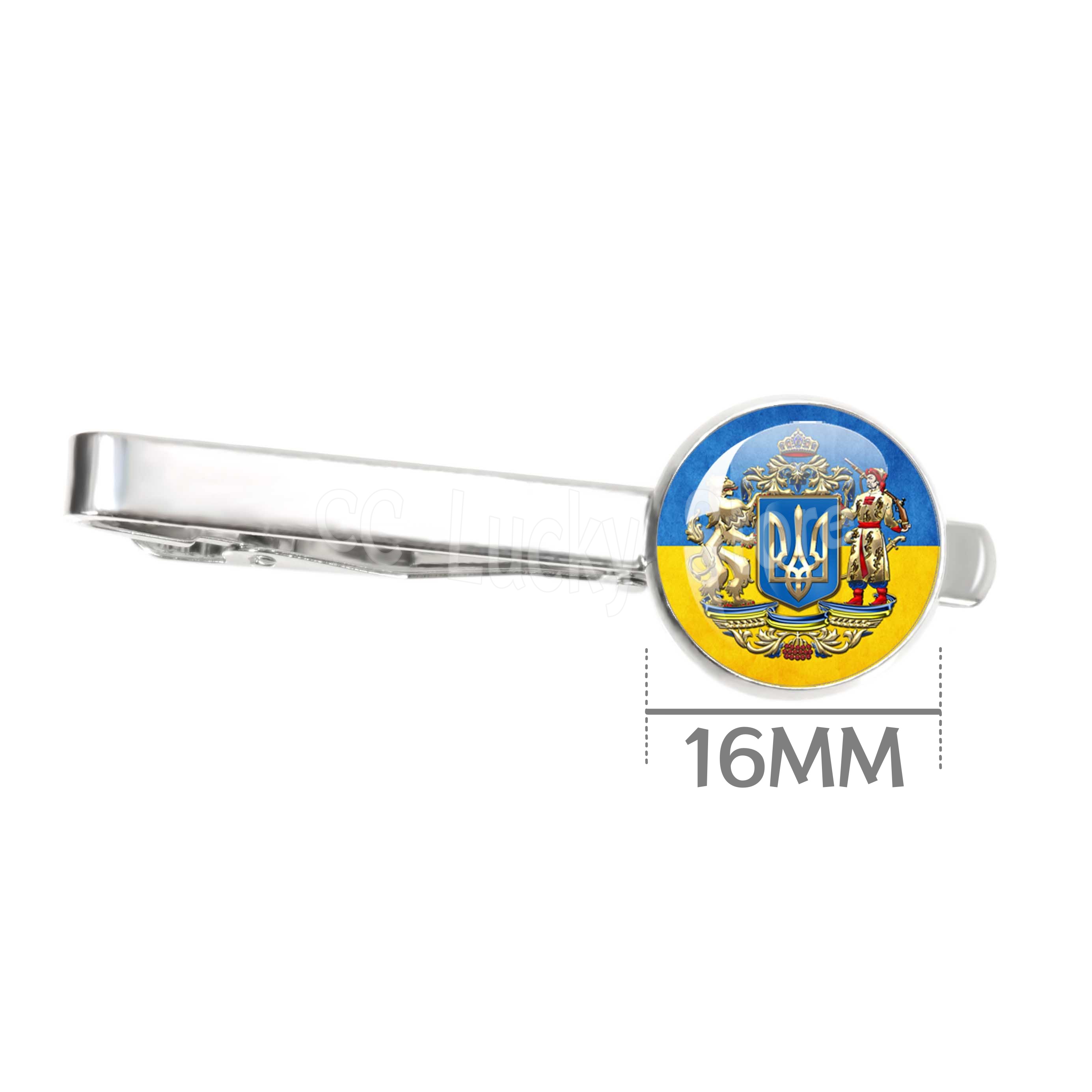 คลิปหนีบเนคไทแก้วคาโบชองขนาด 1 - Men Accessories Logo บทวิจารณ์และราคา