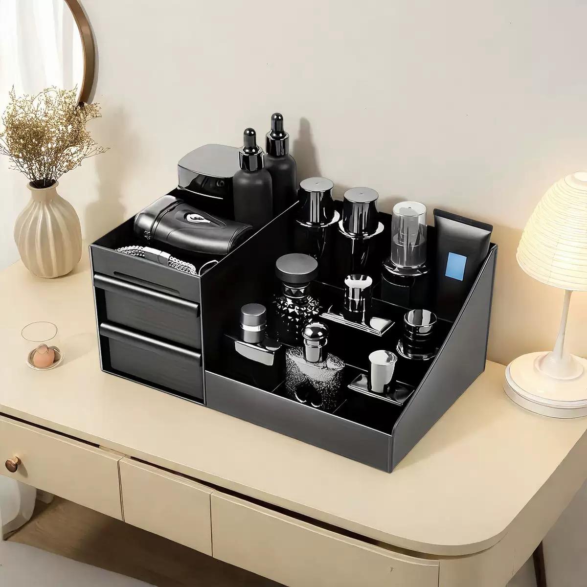กล่องเก็บเครื่องสำอางวินเทจสำห - Men'S Accessories Organizer Tray บทวิจารณ์และราคา