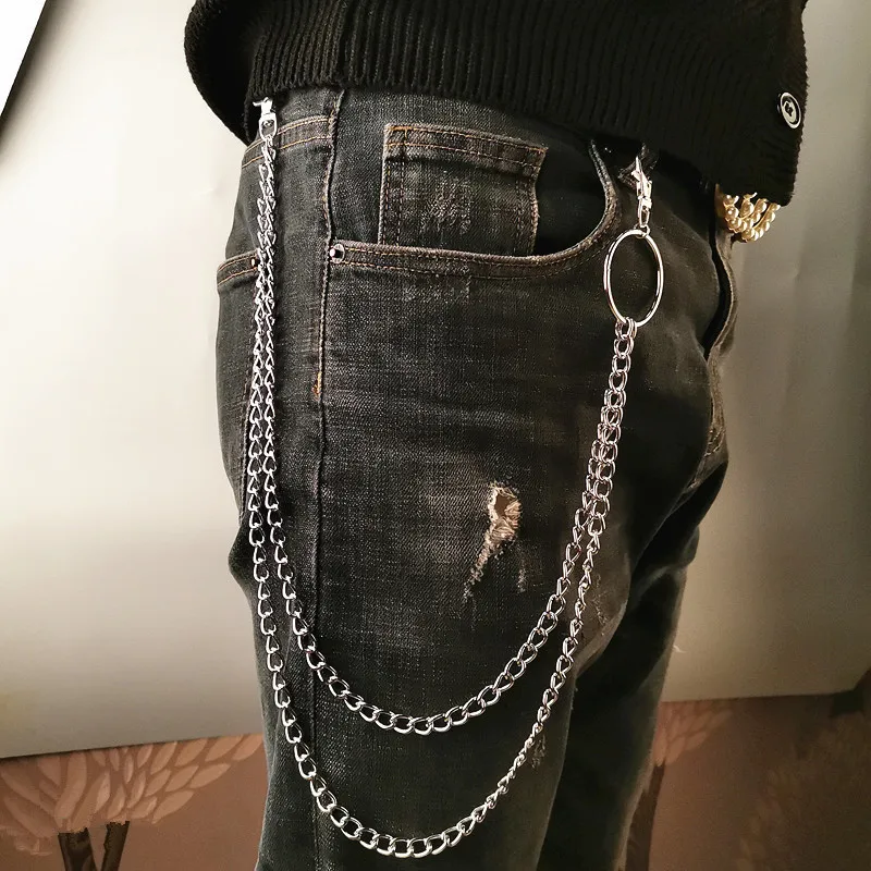 เข็มขัดโลหะแบบโซ่สไตล์พังก์ พร - Men Accessories Chain บทวิจารณ์และราคา
