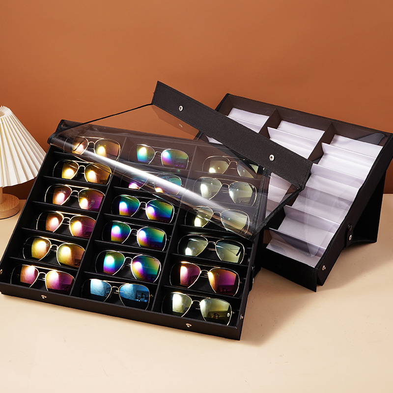กล่องเก็บแว่นตา 18 ช่อง/ช่องใส - Men'S Accessories Organizer Tray บทวิจารณ์และราคา