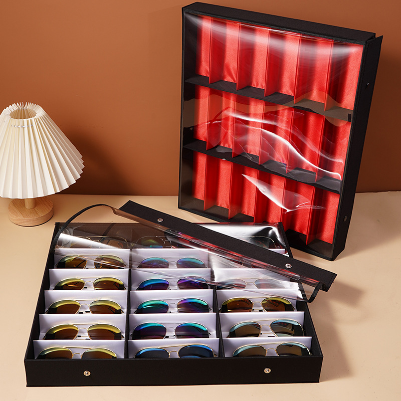 กล่องเก็บแว่นตา 18 ช่อง/ช่องใส - Men'S Accessories Organizer Tray บทวิจารณ์และราคา