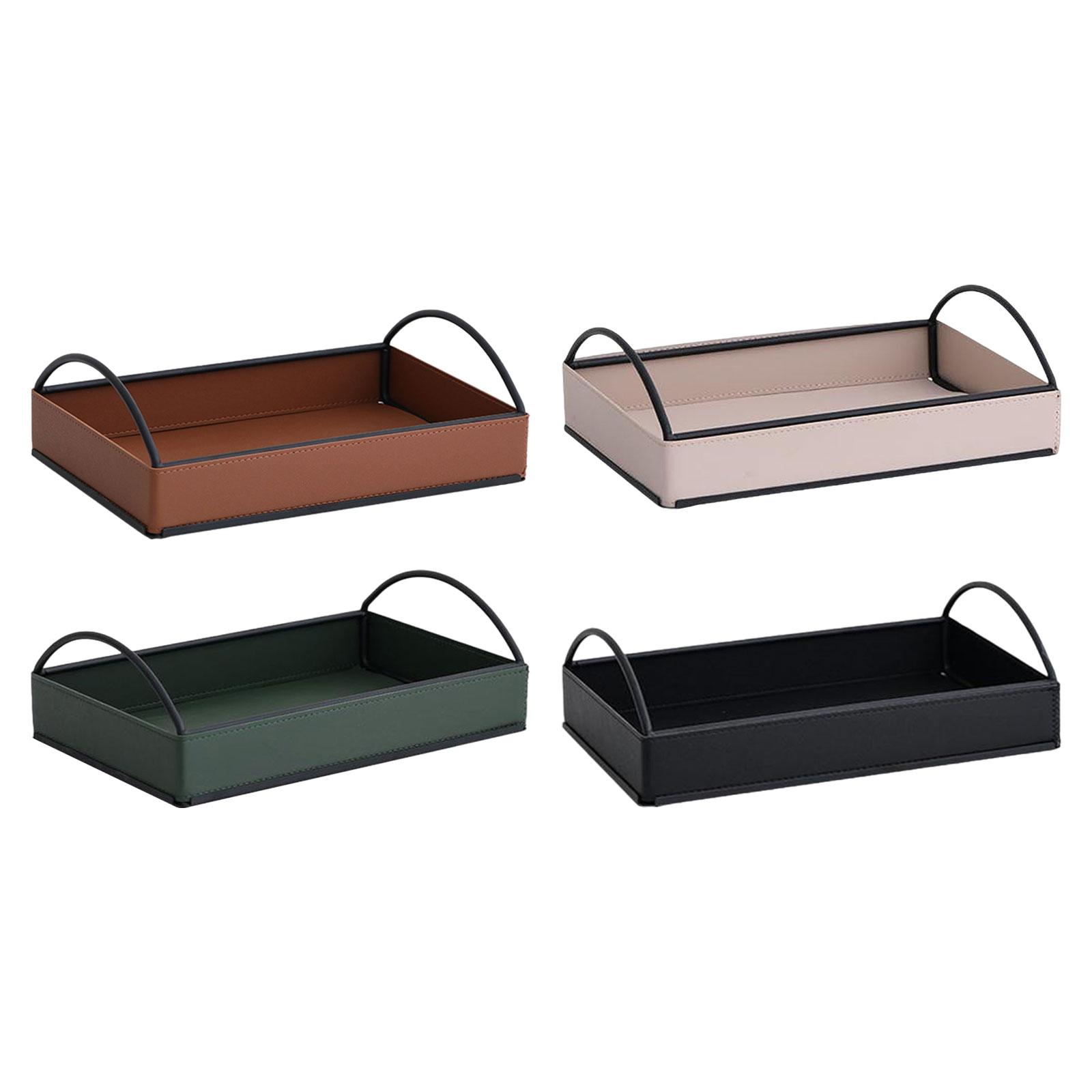 ถาดใส่ของอเนกประสงค์หนัง PU ทั - Men'S Accessories Organizer Tray บทวิจารณ์และราคา