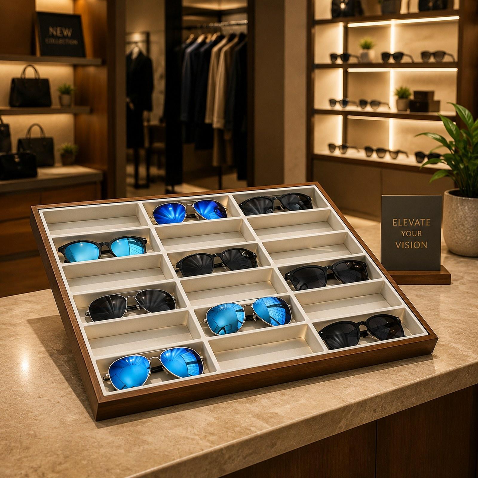 ถาดแสดงแว่นตา กล่องเก็บแว่นตา  - Men'S Accessories Organizer Tray บทวิจารณ์และราคา