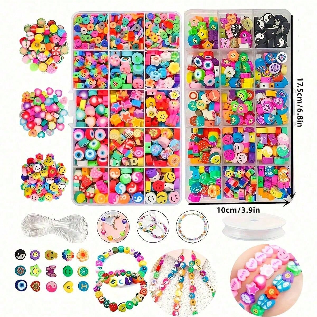 1450/1200/250 ชิ้นชุดลูกปัดดิน - Men Accessories Jewellery บทวิจารณ์และราคา
