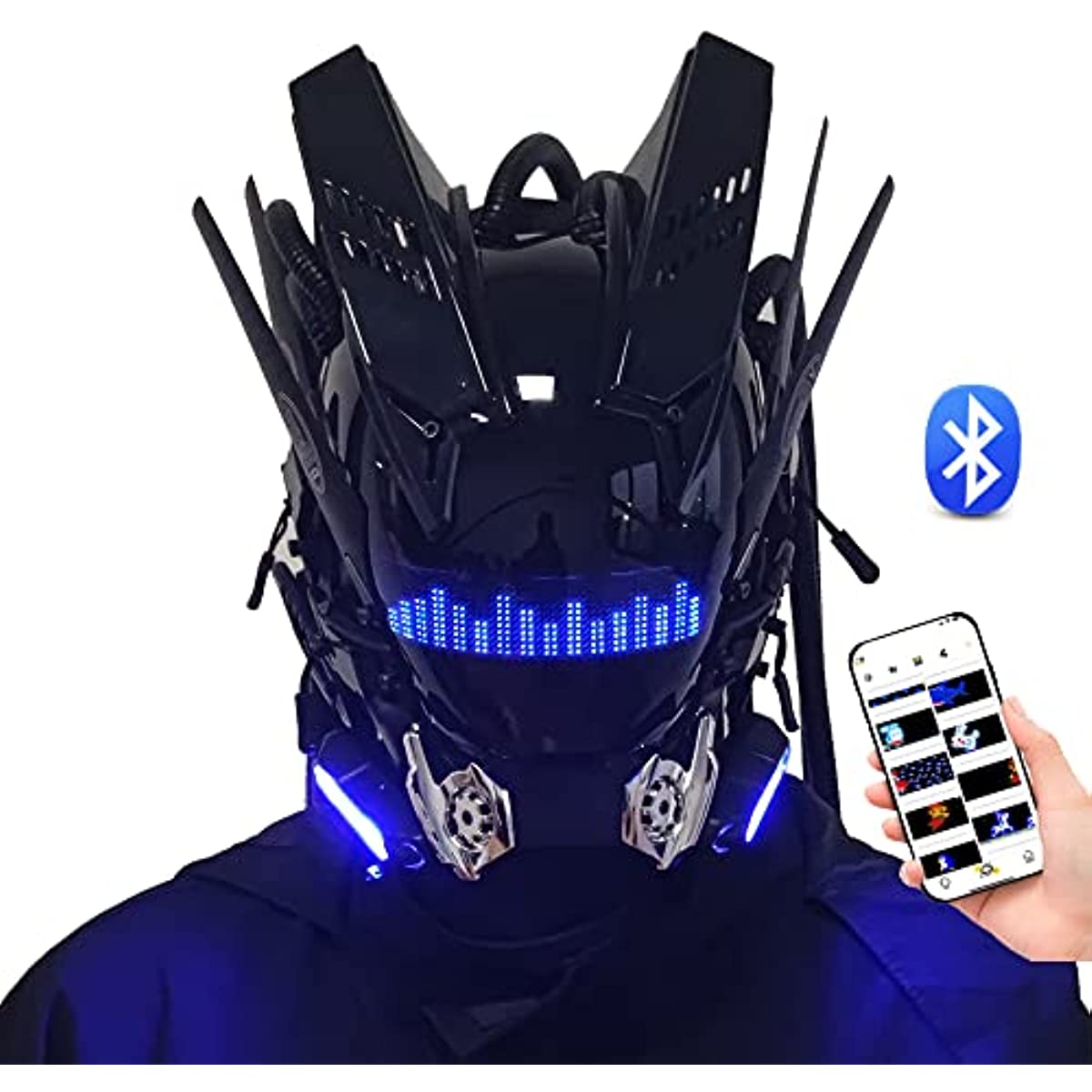 หน้ากาก Cyberpunk คอสเพลย์สำหร - Men Accessories App บทวิจารณ์และราคา