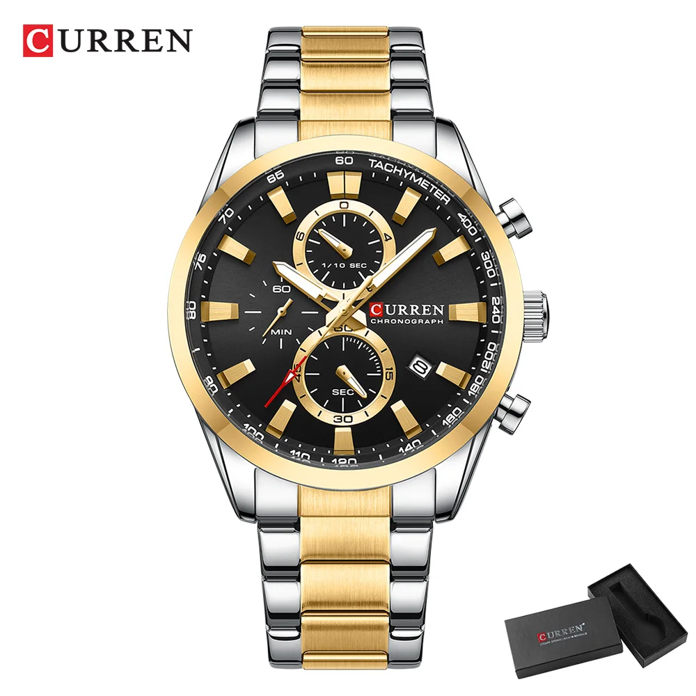 CURREN ลำลองควอตซ์โครโนสปอร์ตน - Men Accessories Jewellery บทวิจารณ์และราคา