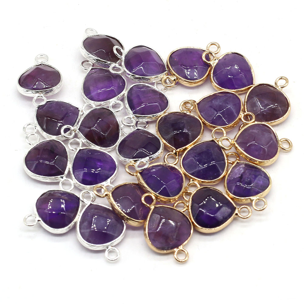 2pcs หินธรรมชาติตัวเชื่อมต่อไข - Men Accessories Jewellery บทวิจารณ์และราคา