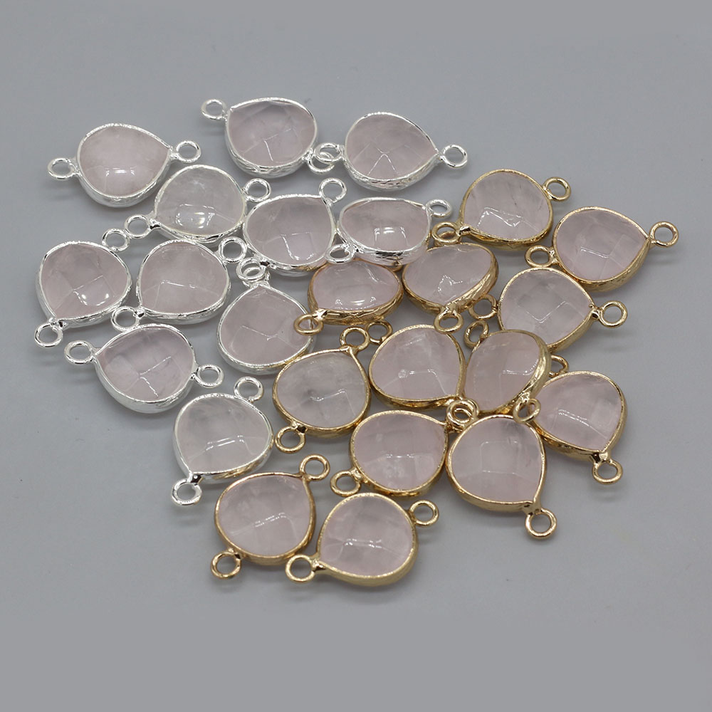 2pcs หินธรรมชาติตัวเชื่อมต่อไข - Men Accessories Jewellery บทวิจารณ์และราคา