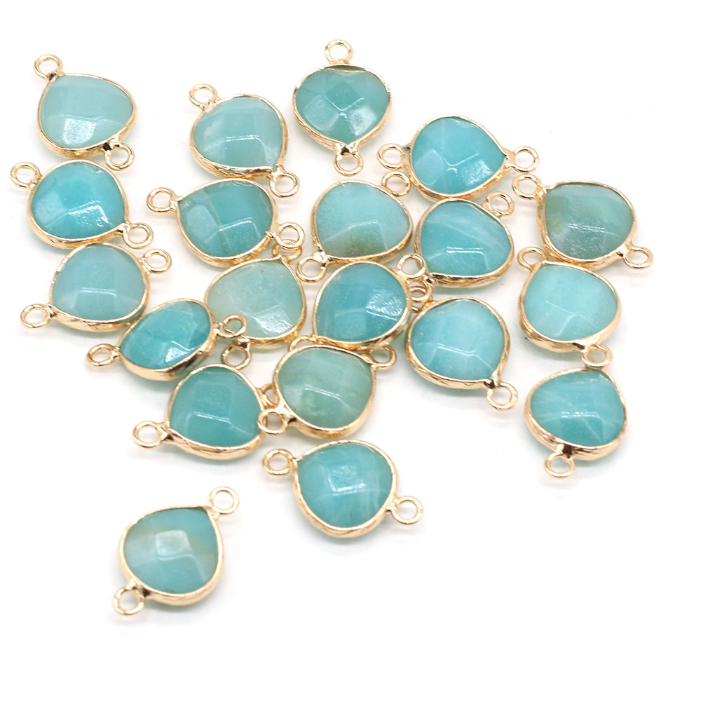 2pcs หินธรรมชาติตัวเชื่อมต่อไข - Men Accessories Jewellery บทวิจารณ์และราคา