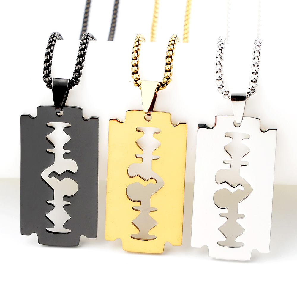สร้อยคอจี้มีดโกธิคสำหรับผู้ชาย - Men Accessories Aesthetic บทวิจารณ์และราคา