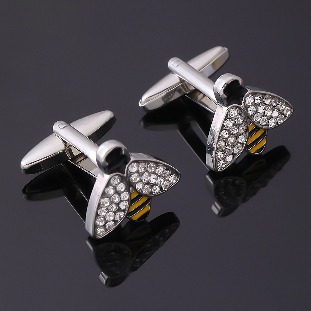กระดุมข้อมือแบบฝรั่งเศสลายแมลง - Men Accessories Amazon บทวิจารณ์และราคา