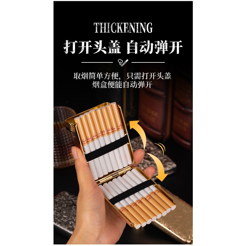 กล่องใส่บุหรี่โลหะแกะสลักสไตล์ - Men'S Accessories บทวิจารณ์และราคา
