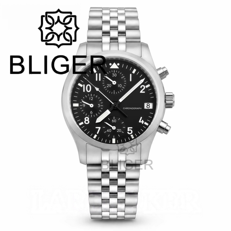 BLIGER ฟูลแบล็ค บรัช 38 มม. VK - Men Accessories Jewellery บทวิจารณ์และราคา