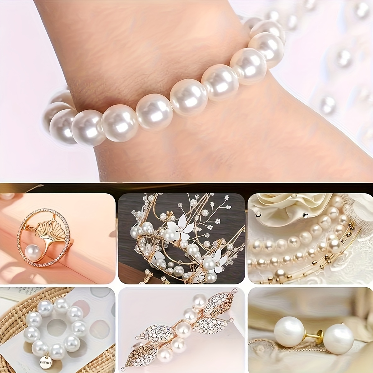 1388 ชิ้น ลูกปัดสีดำ ขาว และน้ - Men Accessories Jewellery บทวิจารณ์และราคา