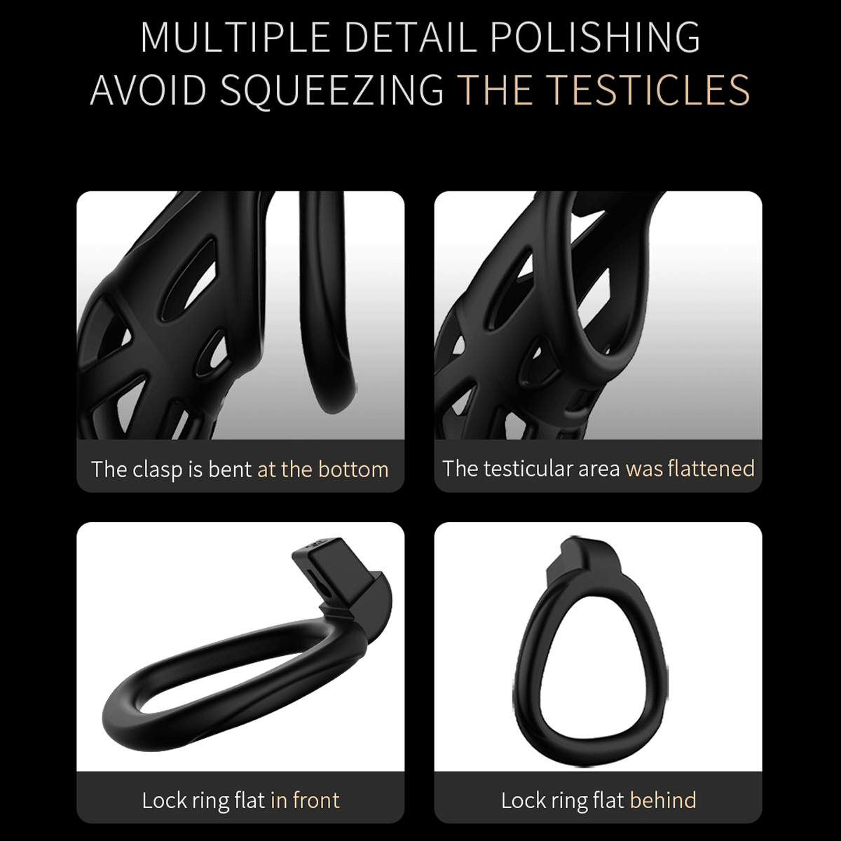 กรงครอบอวัยวะเพศชายพร้อมกุญแจล - Men'S Accessories บทวิจารณ์และราคา