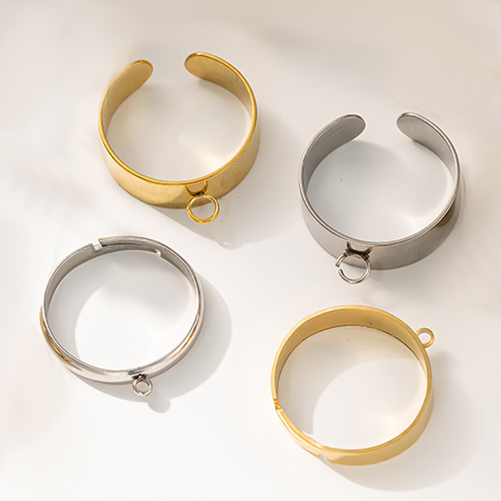 5 ชิ้น/ล็อตสแตนเลสสตีลสีเปิดแห - Men Accessories Jewellery บทวิจารณ์และราคา