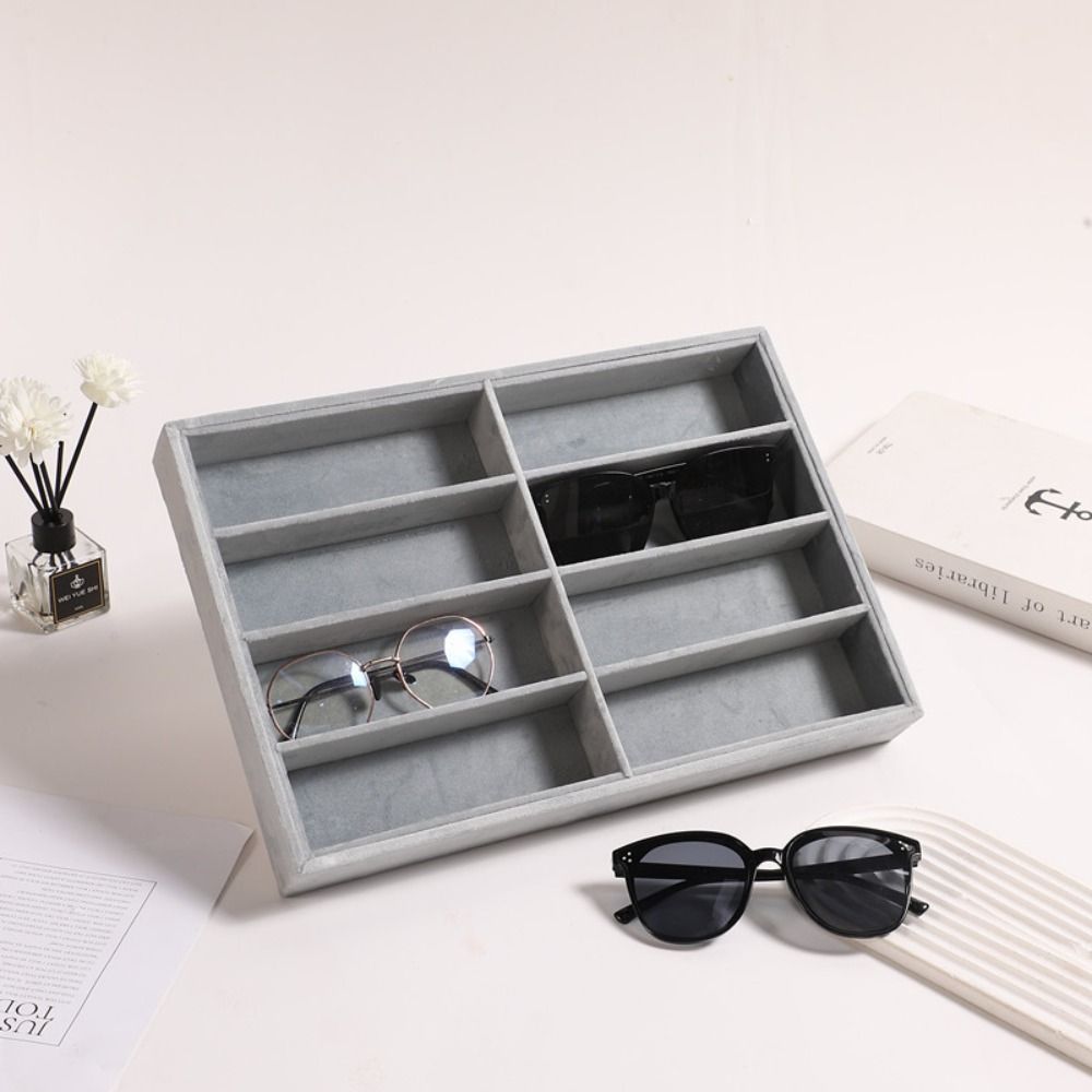 ที่เก็บแว่นตาสีเบจเทา แบบซ้อนก - Men'S Accessories Organizer Tray บทวิจารณ์และราคา