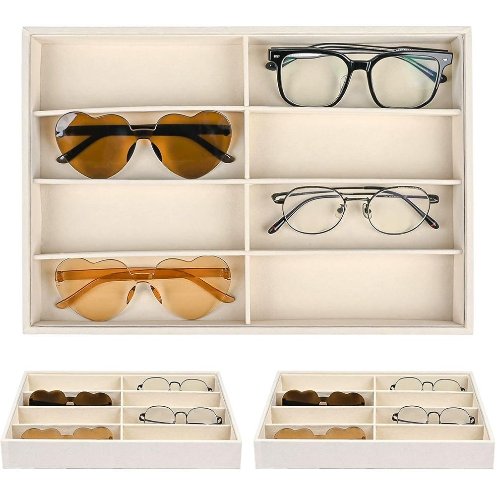 ที่เก็บแว่นตาสีเบจเทา แบบซ้อนก - Men'S Accessories Organizer Tray บทวิจารณ์และราคา