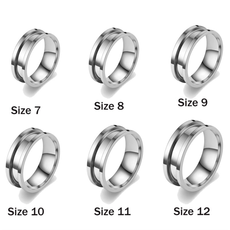 วงแหวนเปล่าขนาด 7/8/9/10/11/12 - Men Accessories Jewellery บทวิจารณ์และราคา