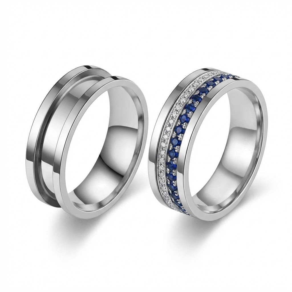 วงแหวนเปล่าขนาด 7/8/9/10/11/12 - Men Accessories Jewellery บทวิจารณ์และราคา